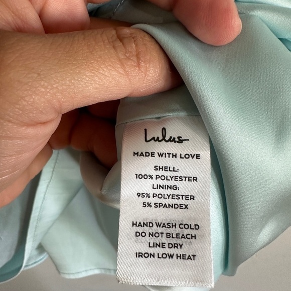 Lulu’s You Give Me Butterflies Light Blue Flutter Sleeve Mini Dress large - Picture 8 of 14